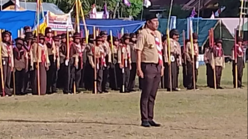 Upacara Hari Pramuka Ke Tahun Kamad Man Bone Jadi Perhatian