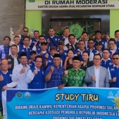 Kepala KUA Pallangga Bersama APRI Lakukan Studi Tiru di Jawa Bali