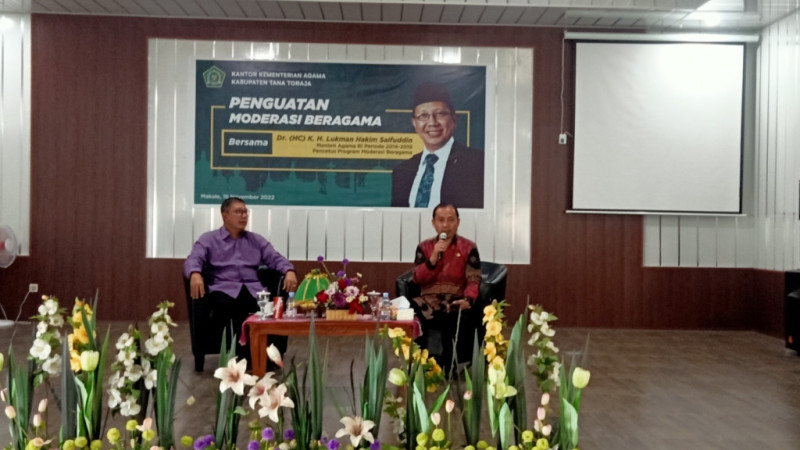 Lukman Hakim Saifuddin Pencetus Program Moderasi Beragama Beri Penguatan Moderasi Beragama Di