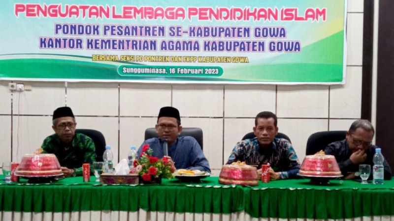 Seksi Pd Pontren Kemenag Gowa Gelar Penguatan Lembaga Pendidikan Islam 1396