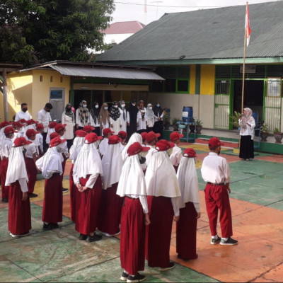 Apel Perdana MIN 8 Bone Pasca Hari Raya Idul Fitri