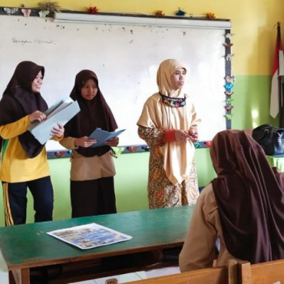 Hari Keempat Tim Sosialisasi PPDB MTs Muhammadiyah Bulukumba Ke SDN 9 Tanah Kongkong