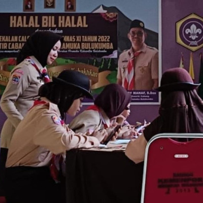 Pembina Leader Scout MTsN 1 Bulukumba Berikan Pembekalan Peserta JAMNAS