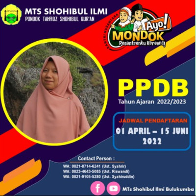 Optimalkan Sosialisasi PPDB, MTs Shohibul Ilmi Terbitkan Twibbon