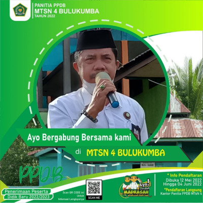 Ikuti Trend, MTsN 4 Bulukumba buat Twibbon untuk Sosialisasi PPDB