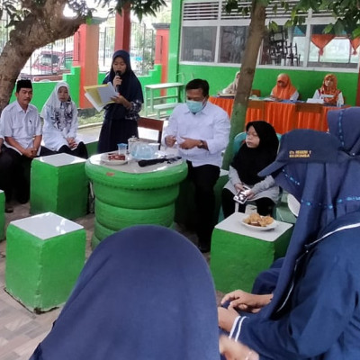 Rapat Pembubaran Pengurus OSIM dan MPK MTsN 1 Bulukumba Masa Bakti 2021-2022