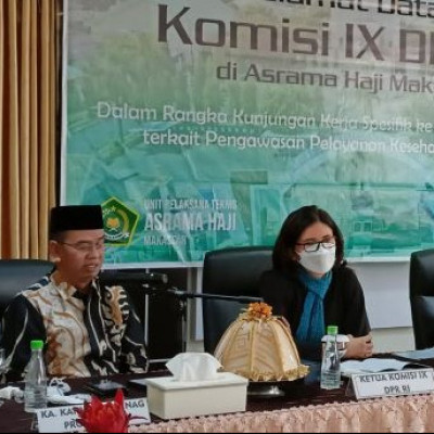 Pastikan Kesiapan Layanan Kesehatan JCH, Komisi IX DPR RI Kunjungi Asrama Haji Sudiang Makassar