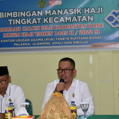 Setelah Manasik Kabupaten, JCH Bone Lanjut Manasik Kecamatan