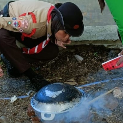 Siswi MTsN 1 Bulukumba Dapat Apresiasi SKK dan TKK Materi Tahap IV di Lembah Biru