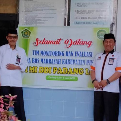 Kemenag Pinrang Lakukan Monitoring Dan Evaluasi Dana BOS