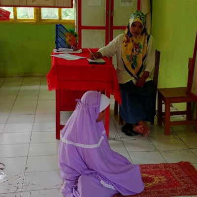 Tanamkan Sikap Spiritual, Guru PAI MIS Karama Gelar Kegiatan Praktik Sholat