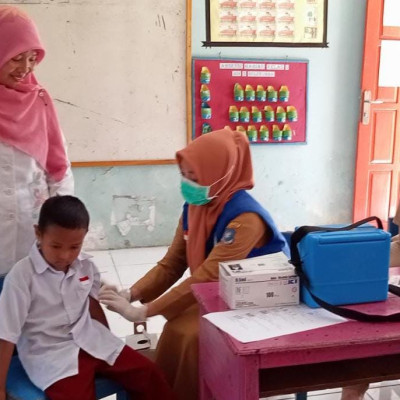 MIN 5 Bulukumba Sukseskan Pelaksanaan Bulan Imunisasi Anak Nasional Tahun 2022