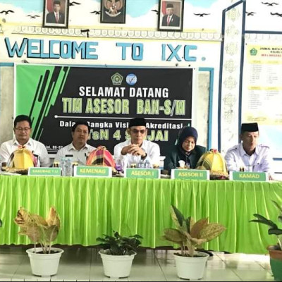 Dampingi Tim Asesor, H. Jamaris Harap MTsN 4 Sinjai Jadi yang Terbaik