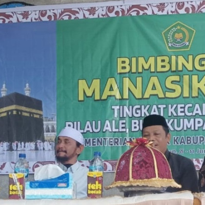 Kepala KUA Kajang Menghadiri Kegiatan Bimbingan Manasik Haji 1443 H