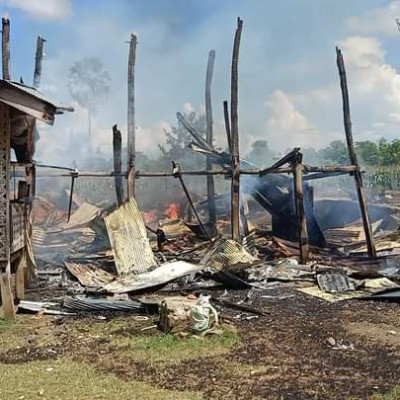 Peduli Musibah Kebakaran MTs.N 3 Jeneponto Berbagi