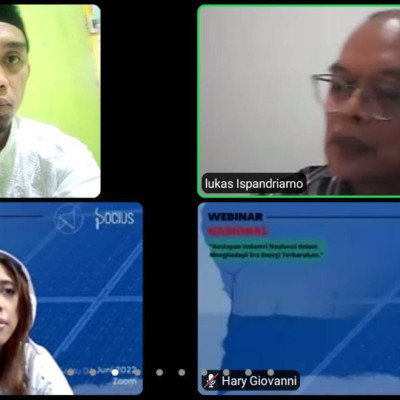 Bincang Energi Sesi Kedua, Humas As’adiyah Galung Beru Ikuti Webinar Nasional