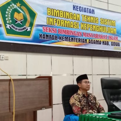 Buka Bimtek SIK, Kakankemenag Imbau Penghulu Pahami Tupoksi Dasar