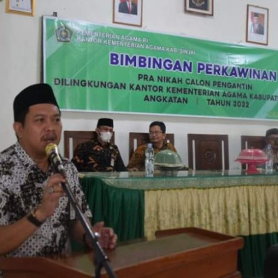 Kakankemenag Sinjai Buka Secara Resmi Bimbingan Perkawinan Angkatan Pertama