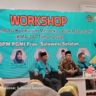 Pendidik MTsN 3 Sinjai Ikuti Pembukaan Workshop Kurikulum Merdeka, Kasi Kurikulum : Bersiaplah Jadi Madrasah Piloting