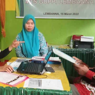 Wakamad Kurikulum MTs Guppi Lembanna Intruksikan Wali Kelas Input ARD Tepat Waktu