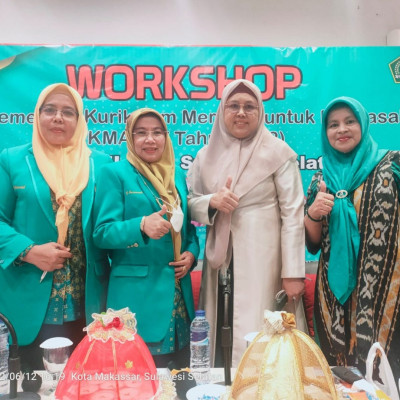 Telaah Implementasi Kurikulum Merdeka, Kamad MIN 3 Sinjai Ikuti Workshop