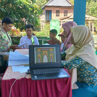 Giat Panitia PPDB MTs Kindang di Akhir Pekan 