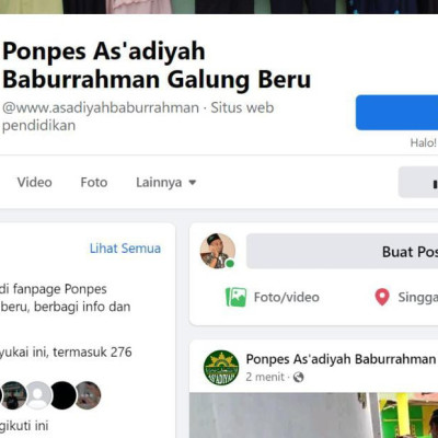 Postingan Ponpes As’adiyah Galung Beru Makin Banyak Diikuti Warganet