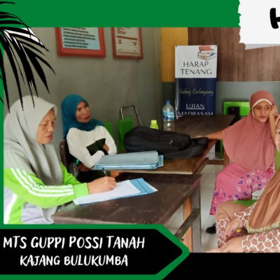 Kepala Madrasah MTs Guppi Possi Tanah, Undang Orang Tua Siswa