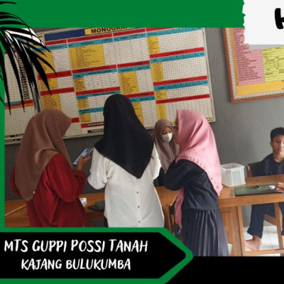 MTs Guppi Possi Tanah Urus Proses Administrasi Alumni ke Jenjang pendidikan SMA/MA