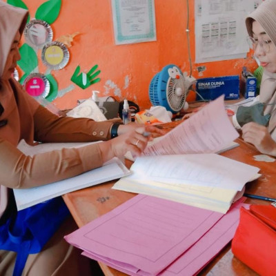 Petugas Puskesmas Caile Kunjungi RA Masjid Agung