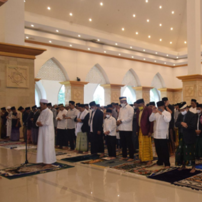 Kakankemenag Sinjai bersama Pemerintah Daerah Kab. Sinjai Shalat Idul Adha 1443 H/ 2022 M Pusatkan Di Islamic Center