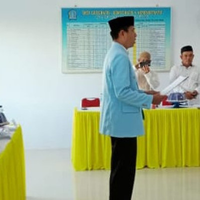 Pelantikan DPK BKPRMI, Penyuluh Agama Non PNS Sibulue Tempati Posisi Penting