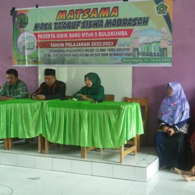 MTsN 5 Bulukumba Gelar Pembukaan Matsama TP. 2022/2023