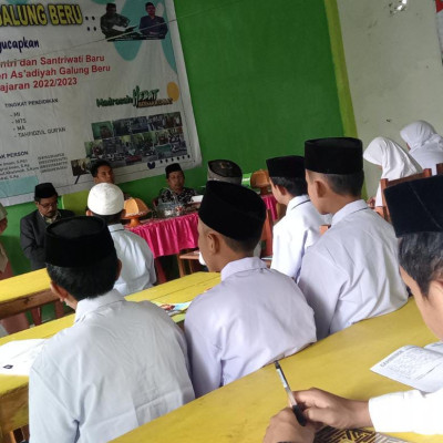 Siswa Baru MTs PP. As’adiyah Galung Beru Ikuti Matsama Penuh Khidmat dan Antusias