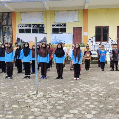 Siswa MTs Batuara Intensifkan Latihan Pramuka