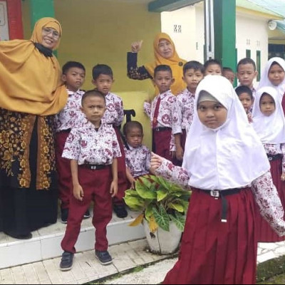 Peserta Matsama MIN 7 Bone Kenali Lingkungan Madrasah