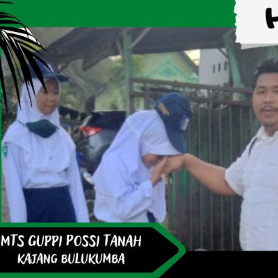 Pembiasaan Peserta Didik MTs Guppi Possi Tanah, Sambut Tahun Pelajaran Baru