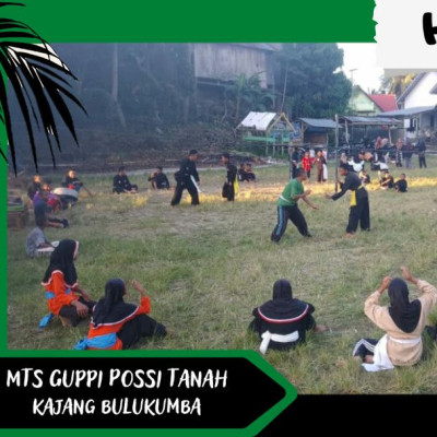 Siswa MTs Guppi Possi Tanah, Latihan Pencak Silat