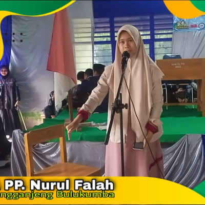 Sambut Siswa Baru dengan Puisi, Begini Penampilan Apik Siswa MA PP Nurul Falah Bulukumba