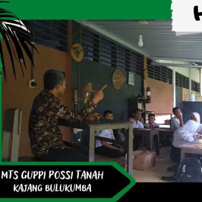 Kamad MTs Guppi Possi Tanah Berikan Motivasi Belajar Kelas IX