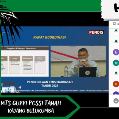 Operator MTs Guppi Possi Tanah, Ikuti Pemutakhiran Data EMIS Madrasah