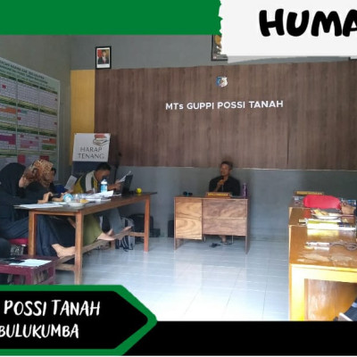 Kamad MTs Guppi Possi Tanah Sampaikan Ini Saat Rapat