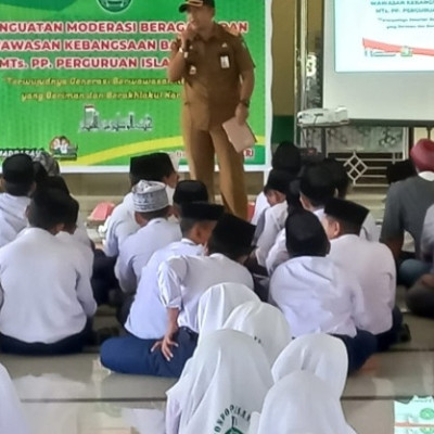 Siswa MTs Pergis Ganra Dibekali Penguatan Moderasi Beragama dan Wawasan Kebangsaan