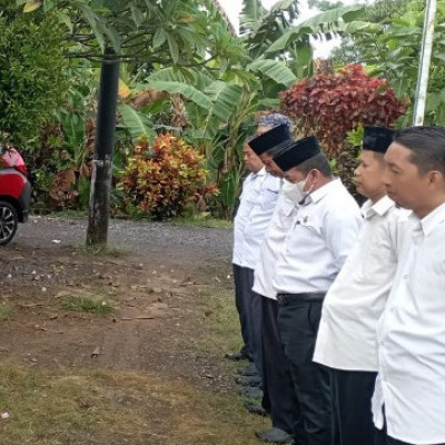 Arahan Pembina Apel Pagi KUA Maros Baru, 'Tingkatkan Kedisiplinan’