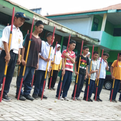 Pesan Kepala MTs Muhammadiyah Bulukumba Pada Siswa yang Mengikuti Latihan Pramuka