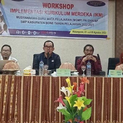 Kakan Kemenag Bone Ajak Peserta Workshop IKM GPAI Majukan Pola Pikir