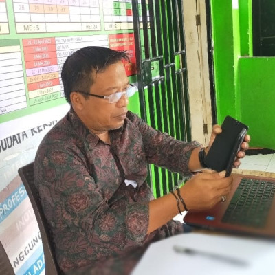 KPA MTsN 1 Bulukumba Mengikuti Evaluasi IKPA Satker Lingkup KPPN Bantaeng Secara Virtual