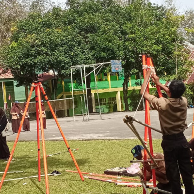 Jelang Perkemahan, Madtsani Scout MTsN 2 Bulukumba Giat Berlatih