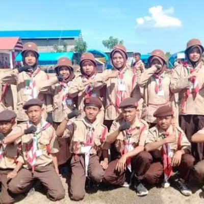 Pangkalan MTs S Darul Ulum Muhammadiyah Jalanjang ikuti Perkemahan Pramuka yang ke 61