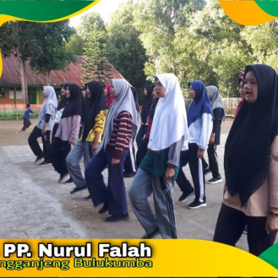 Latihan Hari ke-4, Siswa MA PP Nurul Falah Siap Ikuti Perayaan HUT RI Ke-77